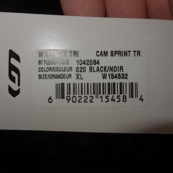 NEW Louis Garneau Women's Sprint Tri Tank Top Sleeveless Shirt Black Size XL - Picture 6 of 11